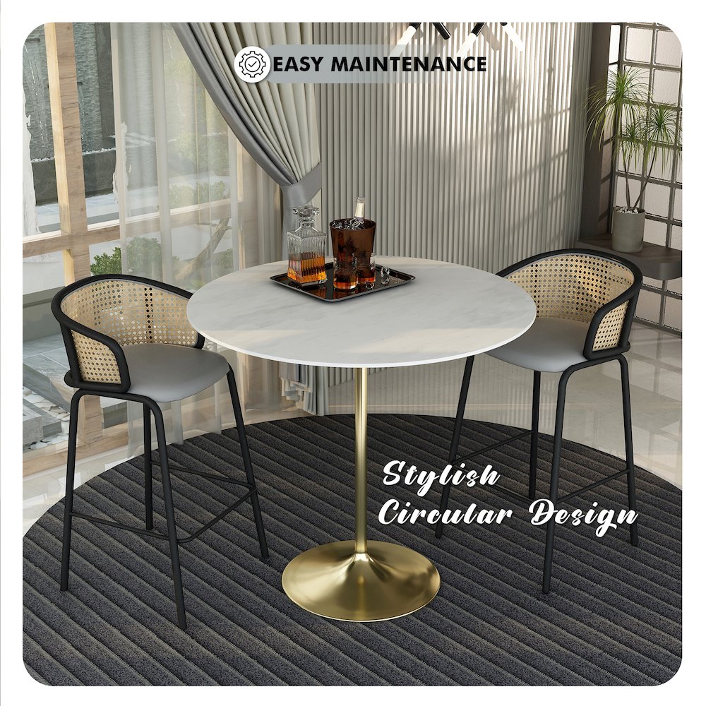 Verve Collection Modern Bar Height Table