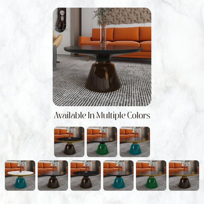 Tully Collection Glass Coffee Table Grey glass, Black Rim with Black GLass Top