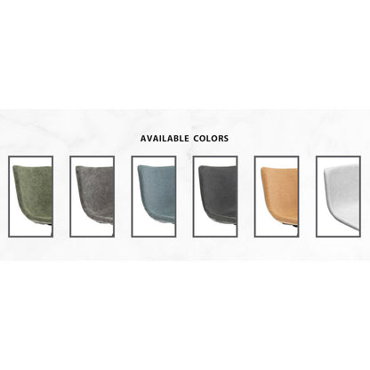 Tilbury Modern Adjustable Bar Stool in Light Brown