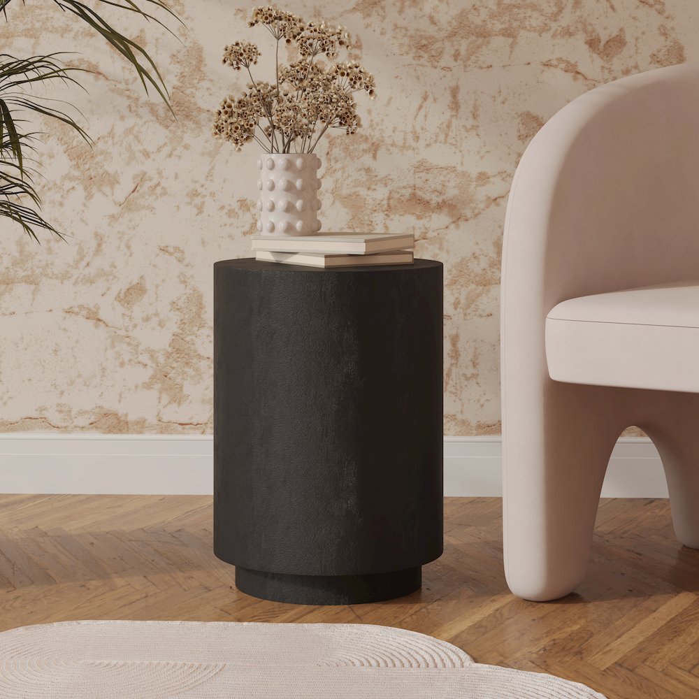Modern Side End Table Ramble Series In Black