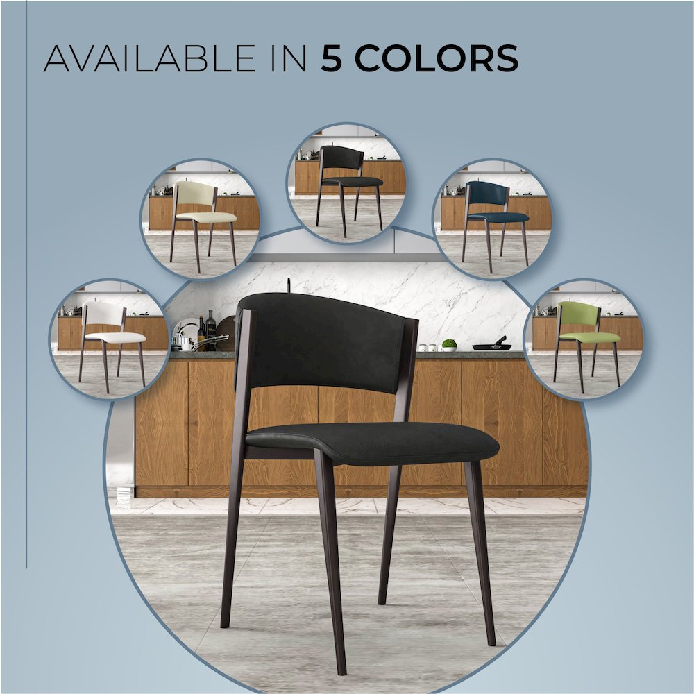 Aspen Collection Modern Dining Chair in Black