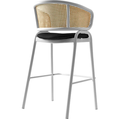 Ervilla Wicker Bar Stool Set of 2