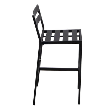 Chelsea Collection Modern Aluminum Outdoor Bar Chair