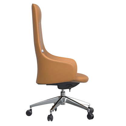 Celeste Series Office Tall Chair in Acorn Brown Leather
