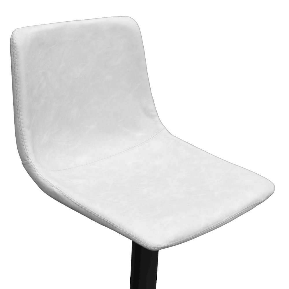 Tilbury Modern Adjustable Bar Stool in Light Grey