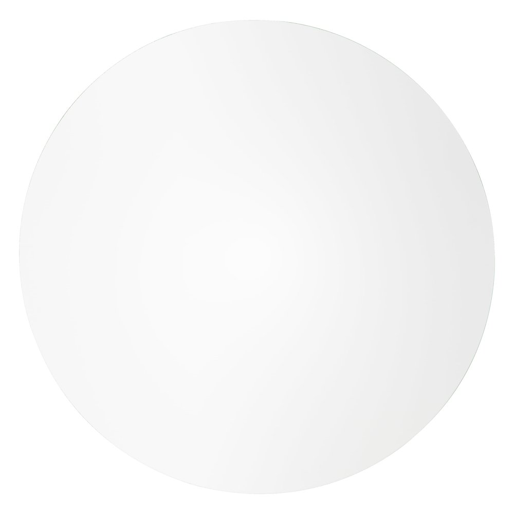 5-Piece Dining Set Round White MDF Dining Table