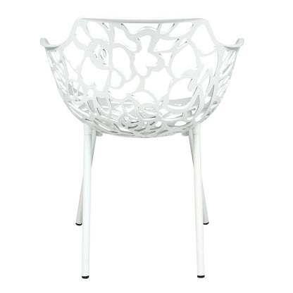 Modern Devon Aluminum Armchair, Set of 4