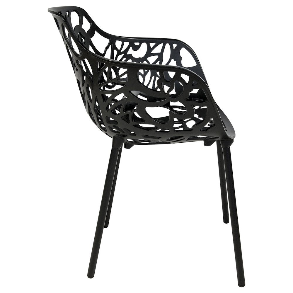 Modern Devon Aluminum Armchair