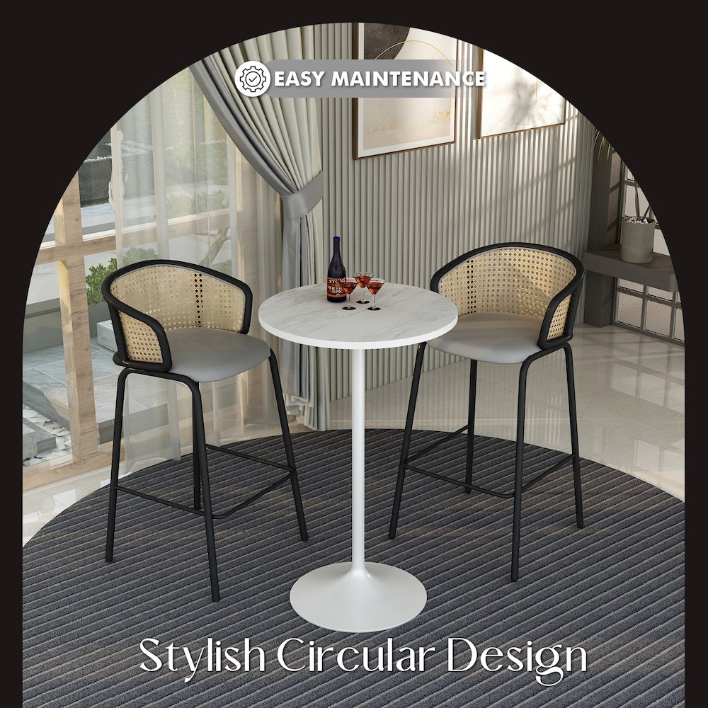 Verve Collection Modern Bar Height Table