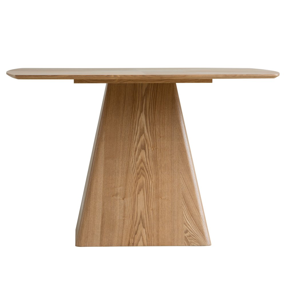 Zephry Collection Modern Dining Wooden Square Dining Table in Natural Wood