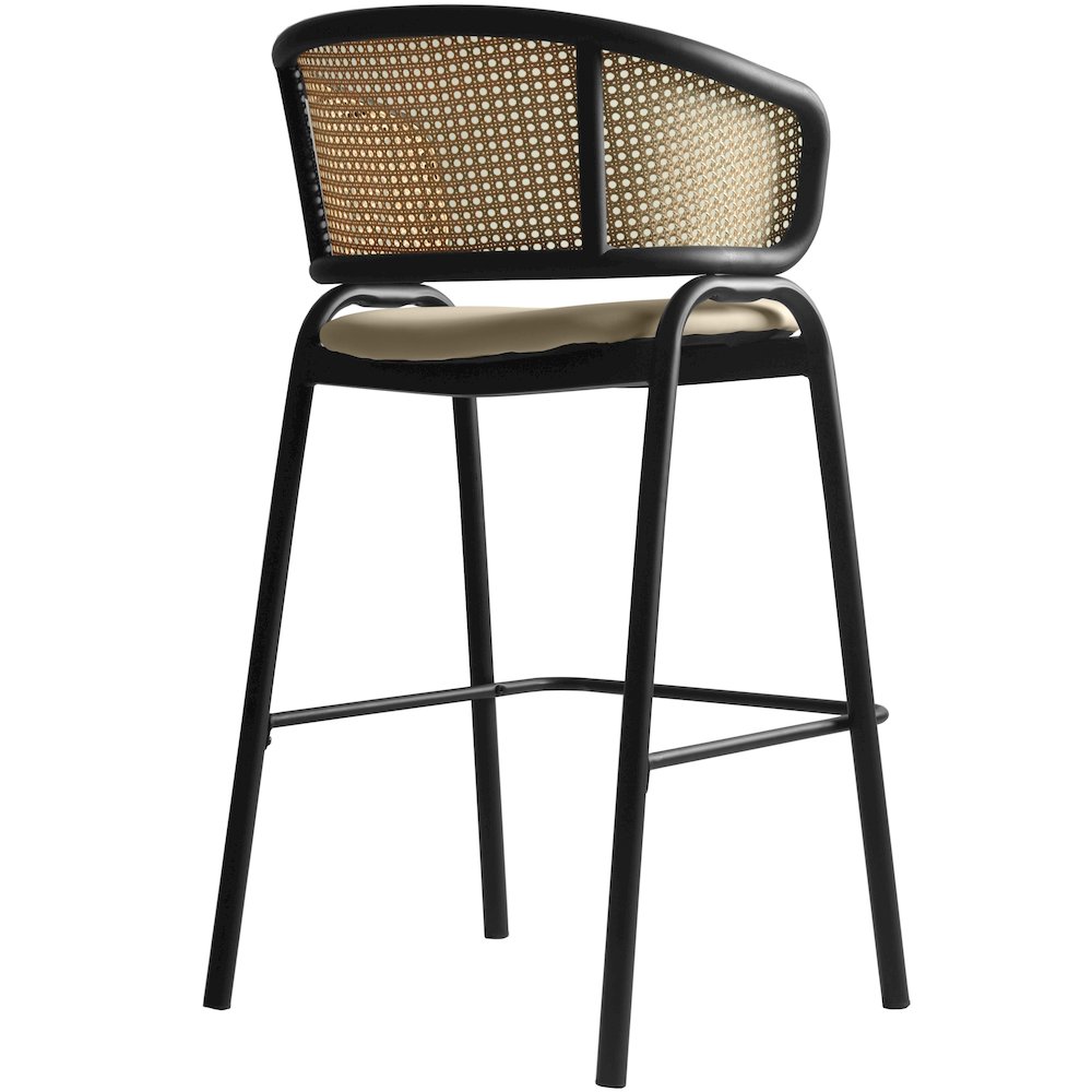 Ervilla Wicker Bar Stool Set of 2
