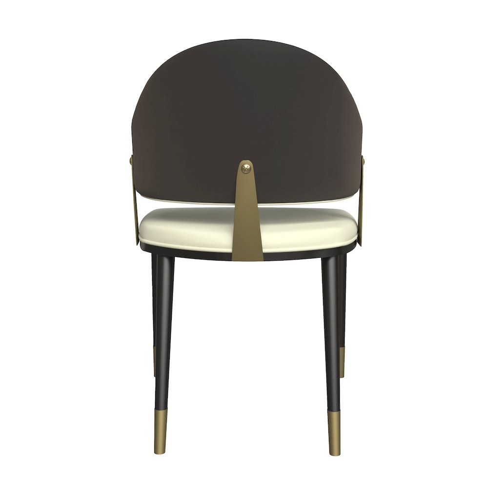 Aria Series Modern Dining Chair in Black Set of 2