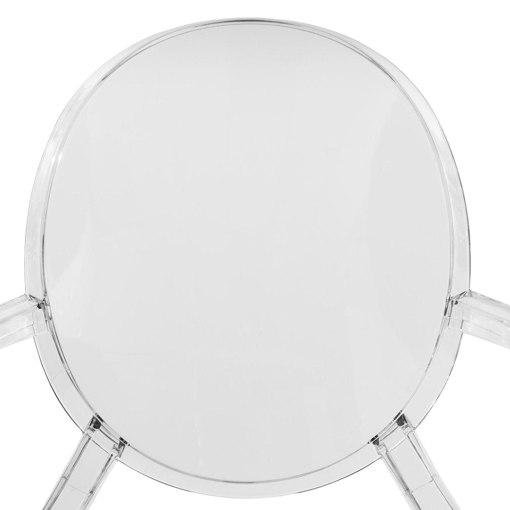 Carroll Modern Acrylic Dining Side Chair, Set of 4