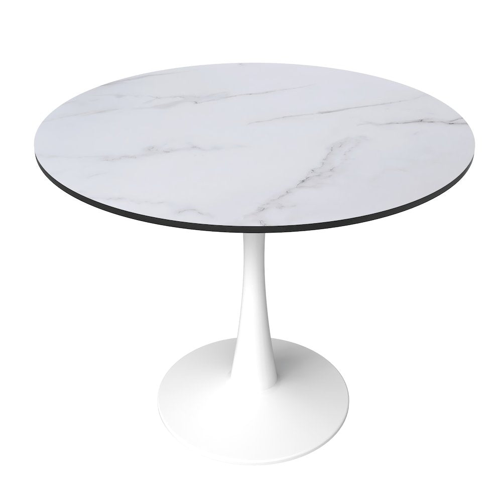 Bristol Mid-Century Modern Round Dining Table