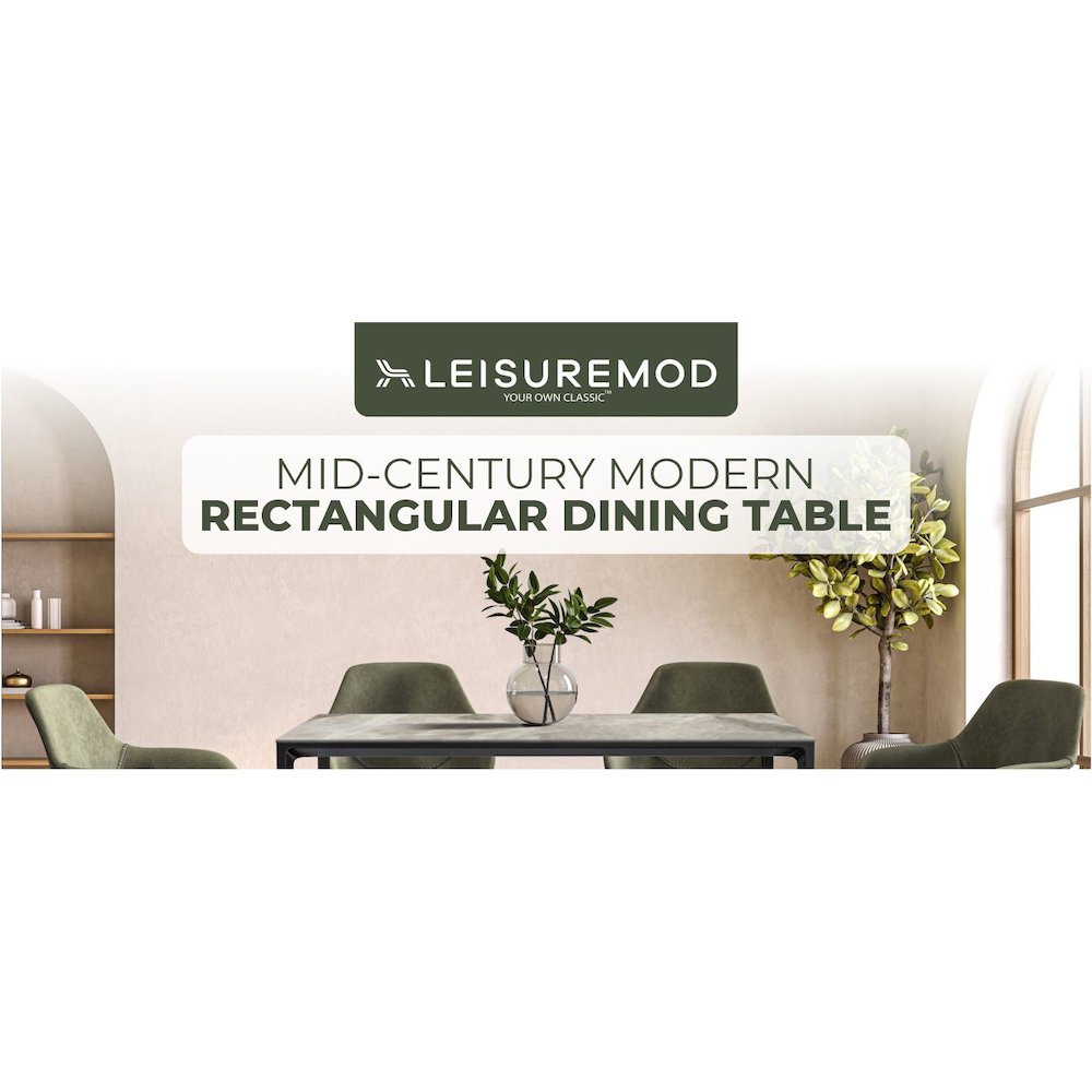 Aria Series Modern Dining Chair in Green