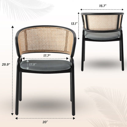 Ervilla - Dining Chair - Grey Leather