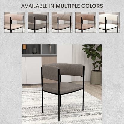 Cyril Collection Modern Chair in Charcoal