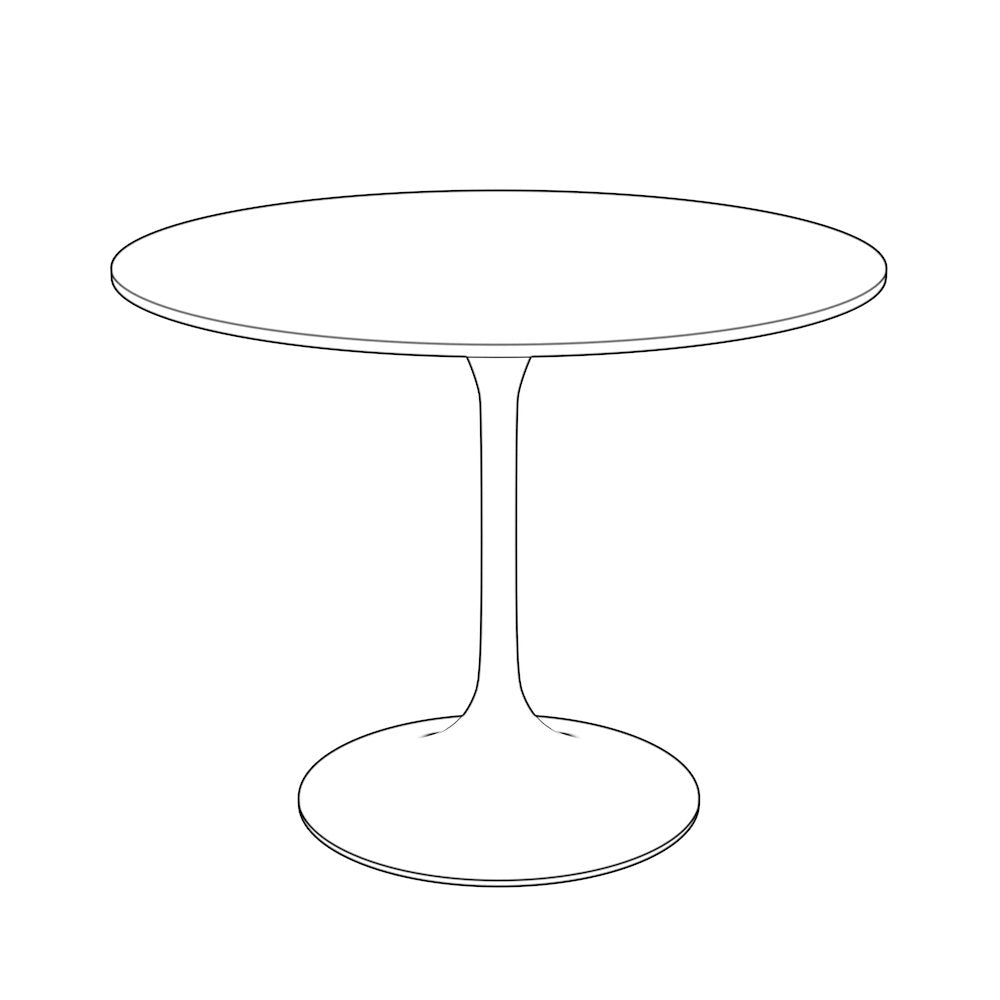 Verve Collection 36" Round Dining Table
