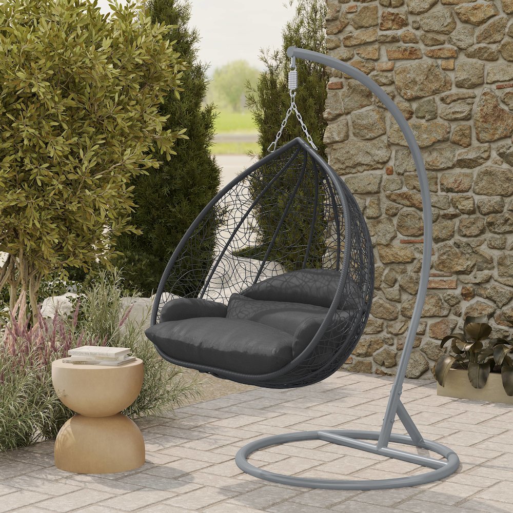 Recluse Collection Modern Outdoor Swing Chair