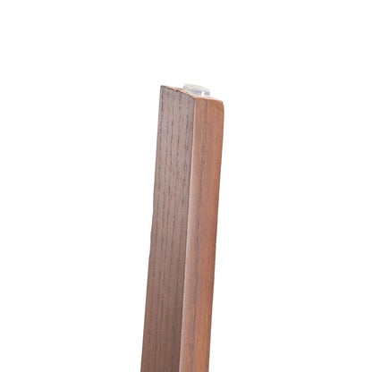 Rivo Collection Elegant Dining Chair in Dark Walnut Color Wood