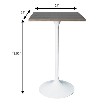 Verve Collection 24 Square Top Bar Height Table