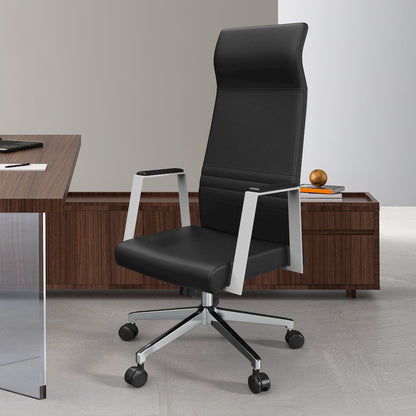 Aleen High-Back Office Chair in Black