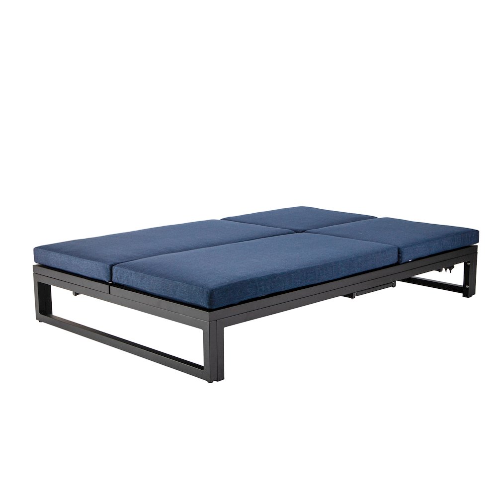 Chelsea Convertible Lounge Reclining Double Chaise With Cushions