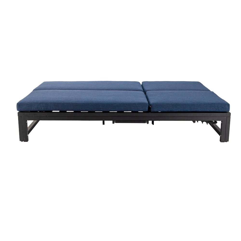Chelsea Convertible Lounge Reclining Double Chaise With Cushions
