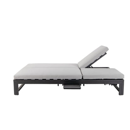 Chelsea Convertible Lounge Reclining Double Chaise With Cushions