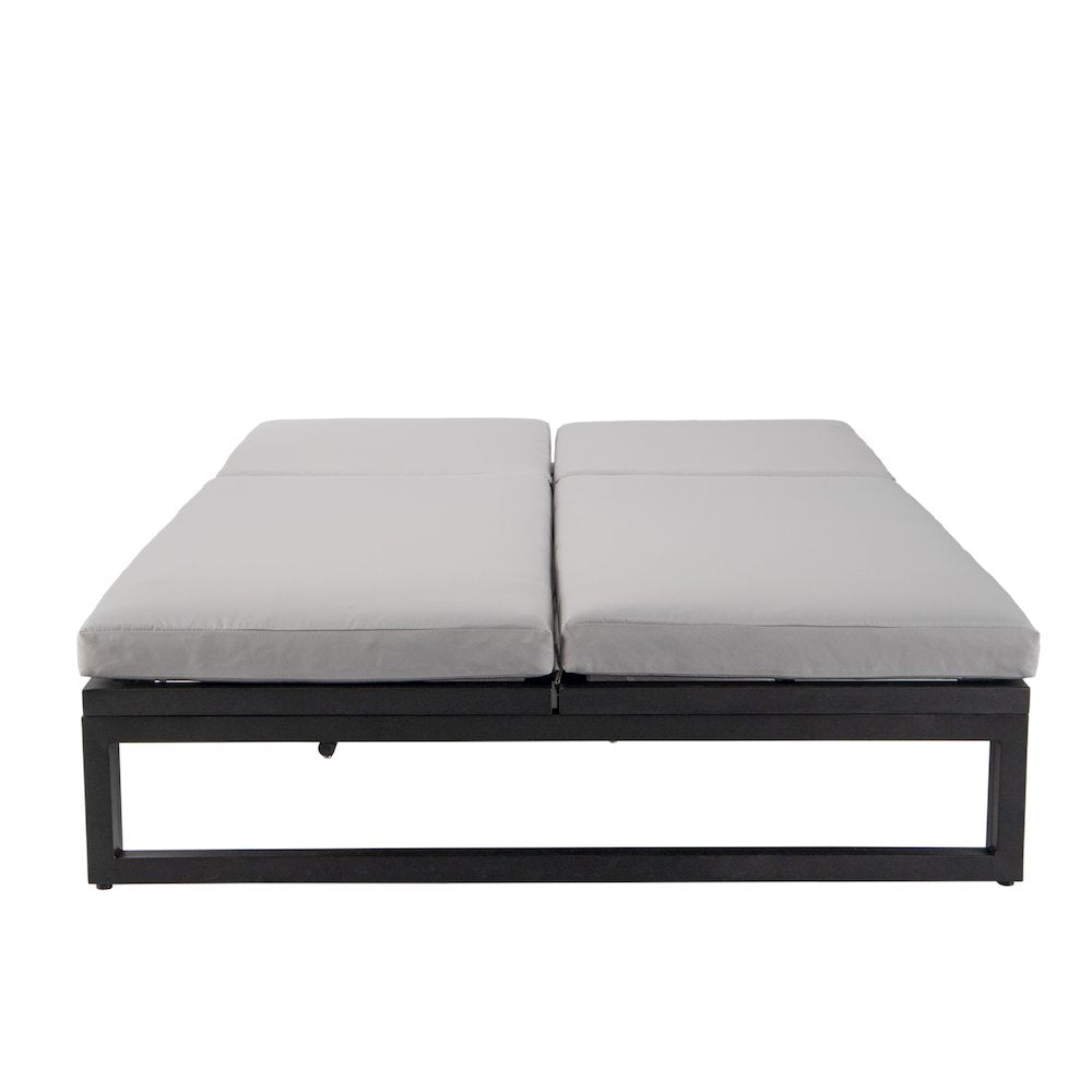 Chelsea Convertible Lounge Reclining Double Chaise With Cushions