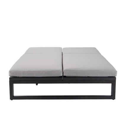 Chelsea Convertible Lounge Reclining Double Chaise With Cushions