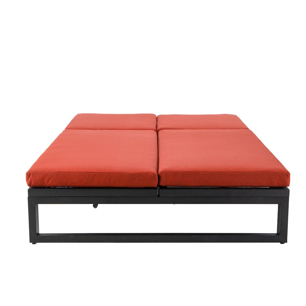 Chelsea Convertible Lounge Reclining Double Chaise With Cushions