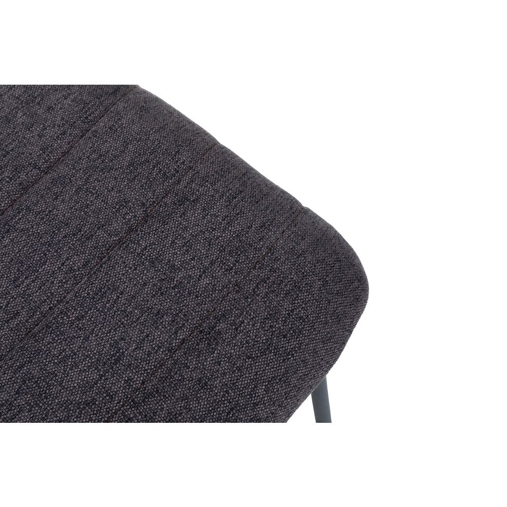 Zylar Series Office Guest Chair in Brown Fabric