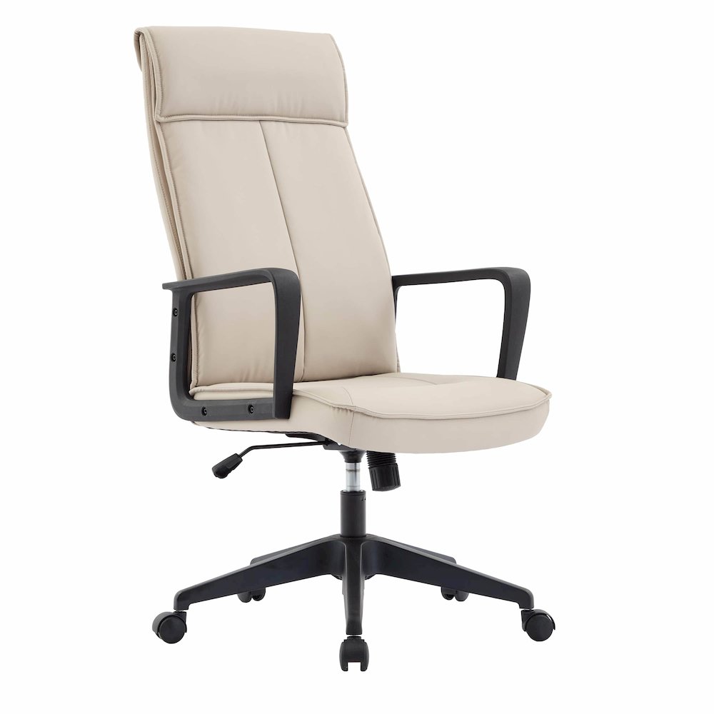 Aiaria Collection Modern Office Chair In Tan