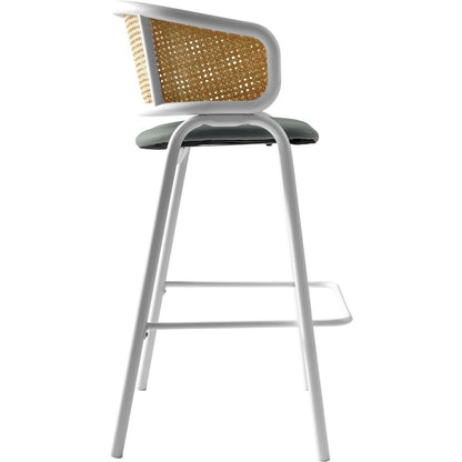 Ervilla Wicker Bar Stool Set of 2