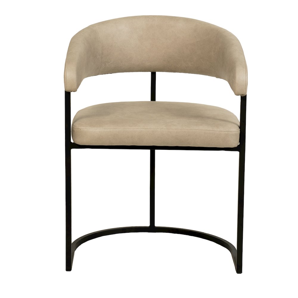 Aero Collection Modern Dining Chair in Toupe