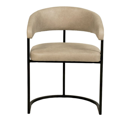 Aero Collection Modern Dining Chair in Toupe