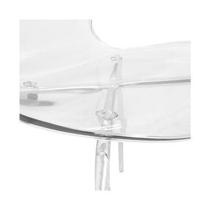 5-Piece Dining Set Round White MDF Dining Table