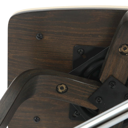 Wooden Counter Stool in Taupe