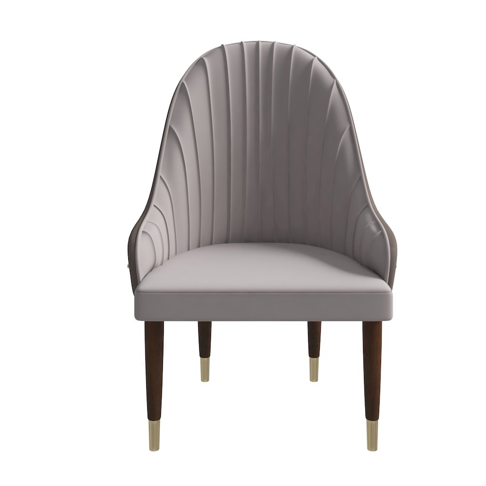 Elara Collection Wooden Dining Chair in Two-Tone Toupe Set of 2