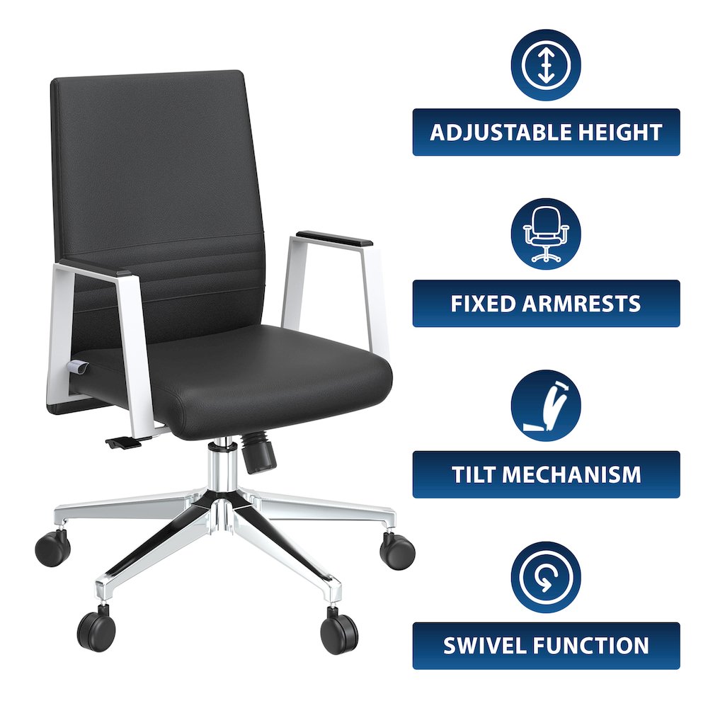 Aleen Office Chair in Black