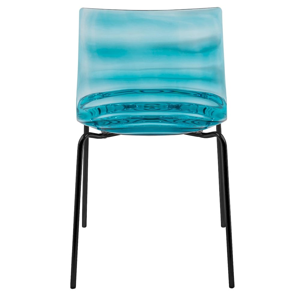 Astor Water Ripple Design Dining Chair