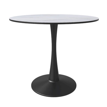 Bristol Mid-Century Modern Round Dining Table