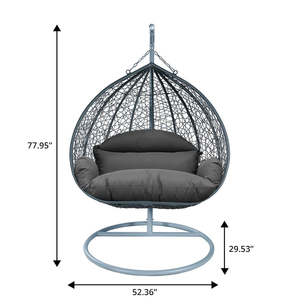 Recluse Collection Modern Outdoor Swing Chair