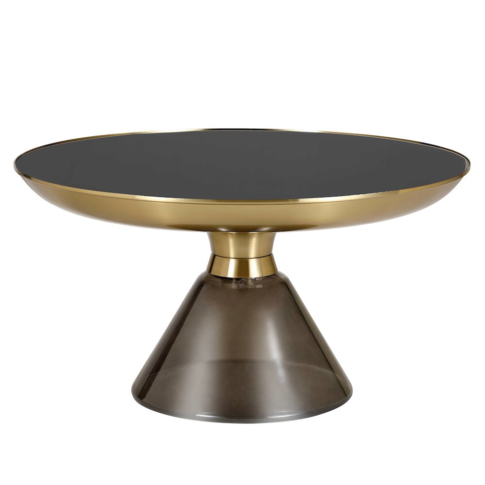 Hyalus Collection Glass Coffee table in Smoke