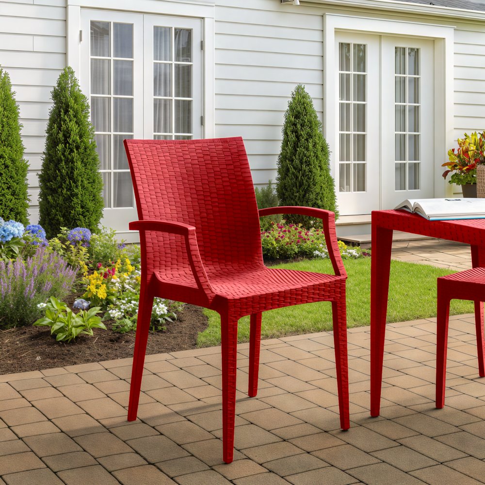 Weave Mace Indoor/Outdoor Chair (With Arms)