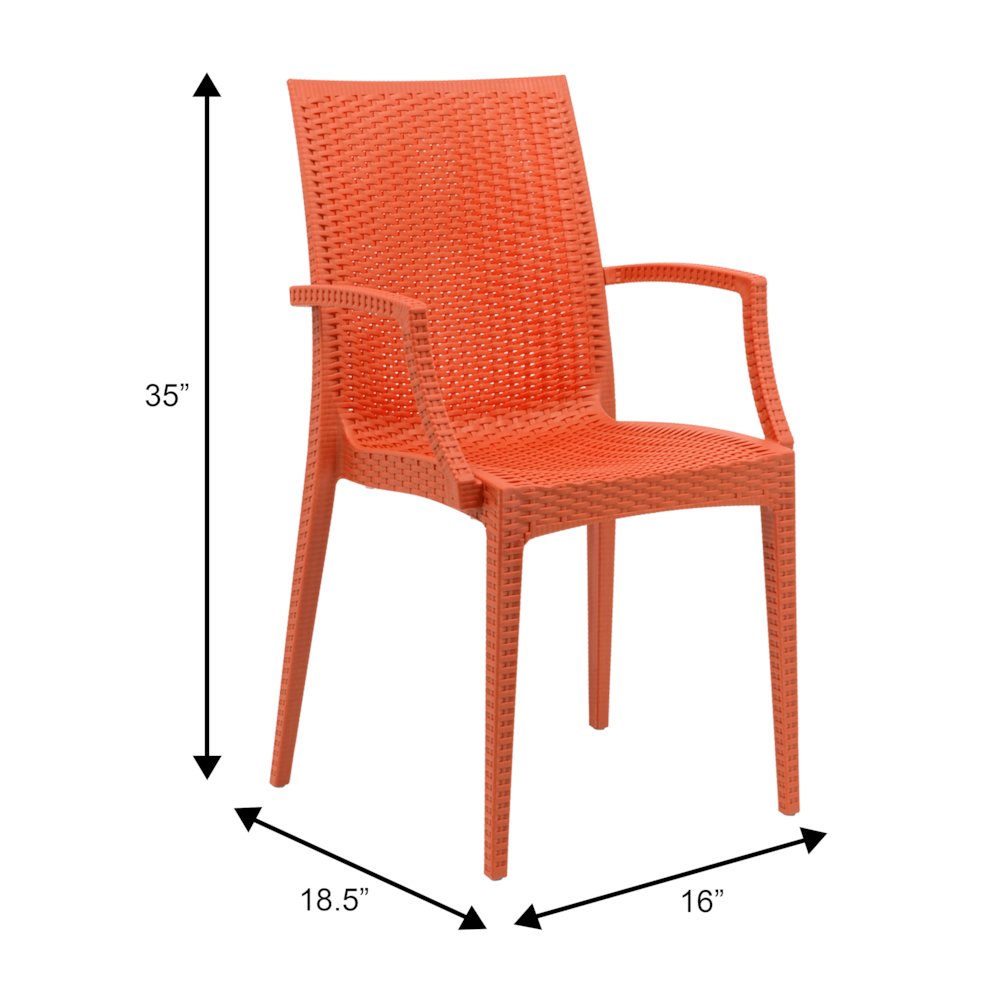 Weave Mace Indoor/Outdoor Chair (With Arms)