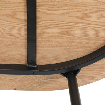 Tule Modern 71" Oval Dining Table in Natural Wood