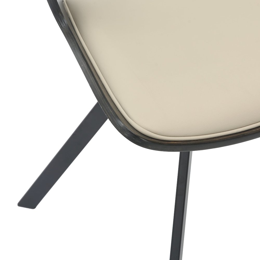 Wooden Dining Chair in Light Taupe