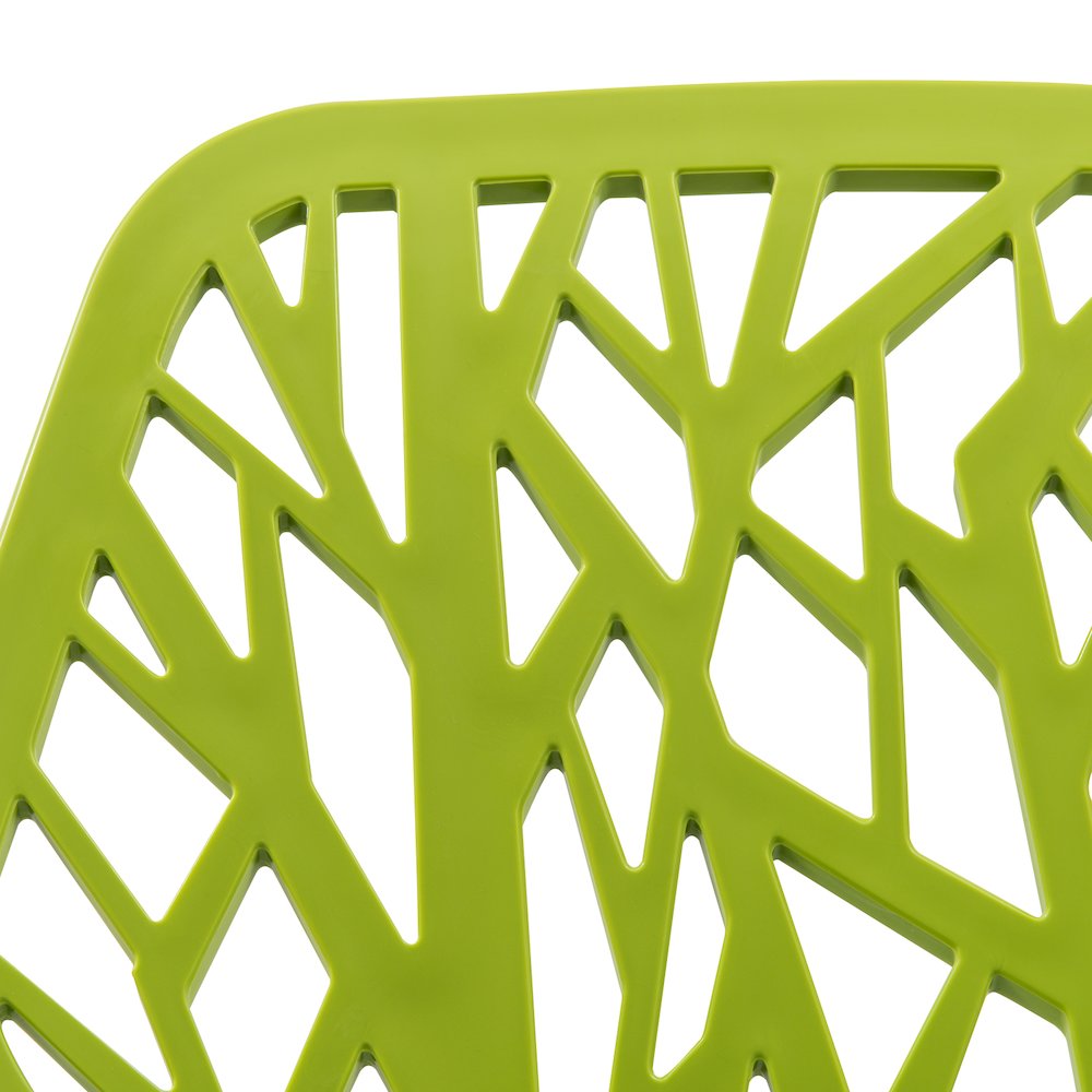Modern Asbury Dining Chair w/ Chromed Legs
